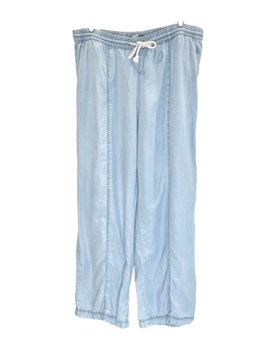 Melanie Lyne blue pintuck pants